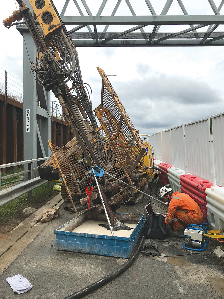 borehole logging probe