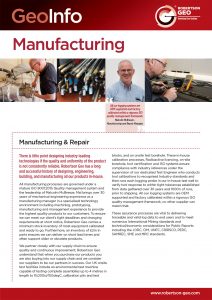 Robertson Geo | Manufacturing