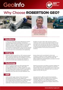 Robertson Geo | Why Choose Robertson Geo?