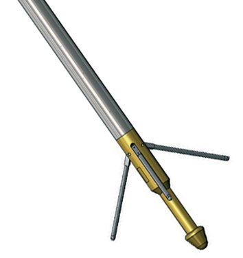 3-arm caliper borehole-casing probes