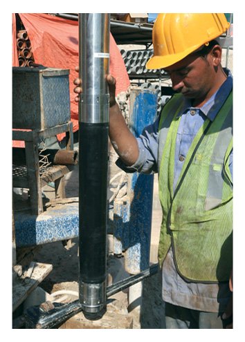 Elastmeter borehole structure logging