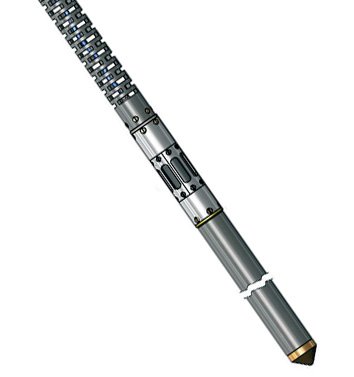 Full Waveform Triple Sonic acoustic borehold logging probe