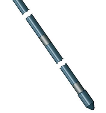 Induced Polarisation borehole minerals logging probe