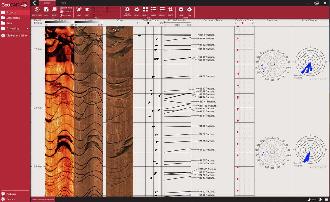 GeoCad Wireline Logging Software Example 1