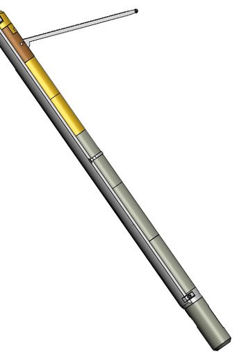 Iron Ore Density borehole minerals logging probe